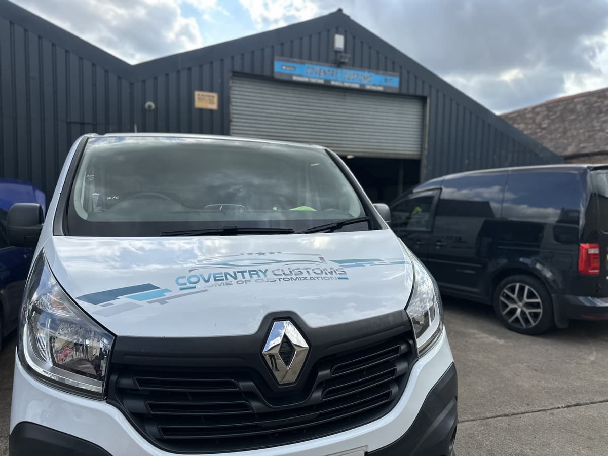 Mechanic working on a car